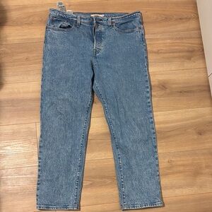 Levi's Wedgie Straight Leg Blue Jeans